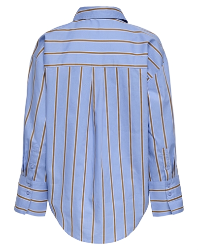 JDY - JDYSerena Skjorte - Bel Air Blue/Golden Brown